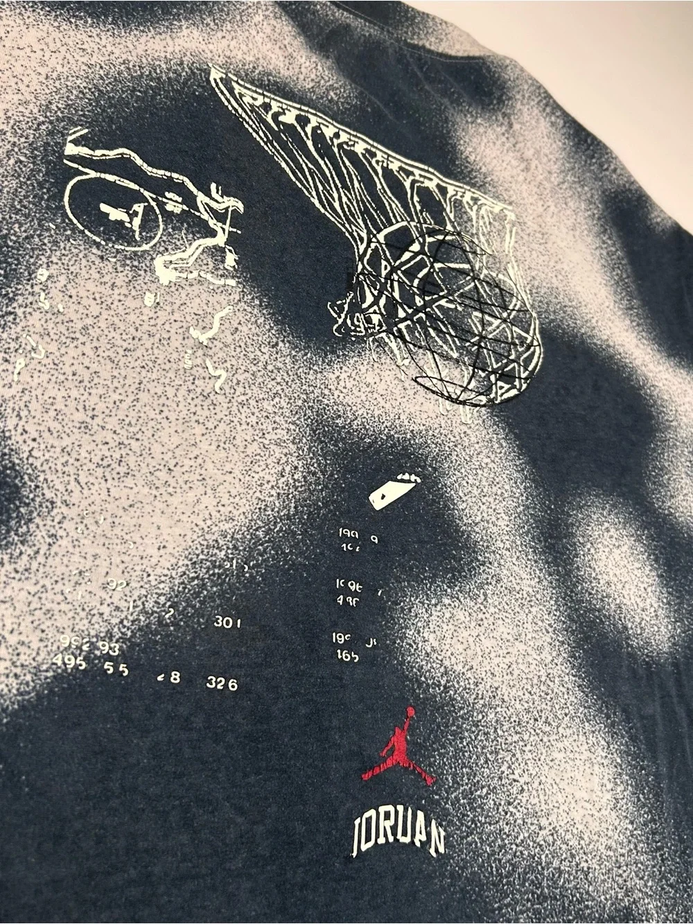 Jordan Sport Anthracite Dark Smoke Gray Graphic Tee Size XL #FB7448-066 Retro
